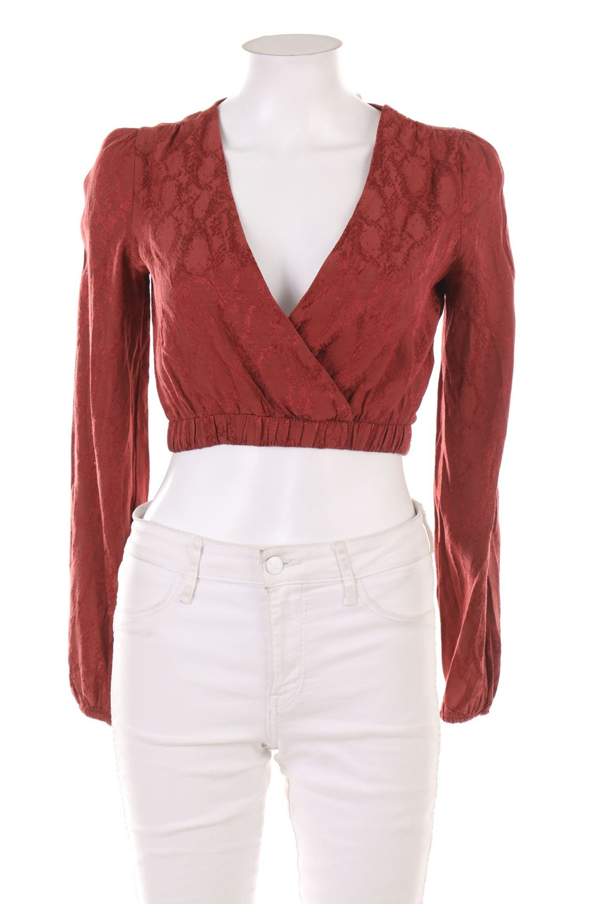 Bershka - Cropped-Bluse - XS