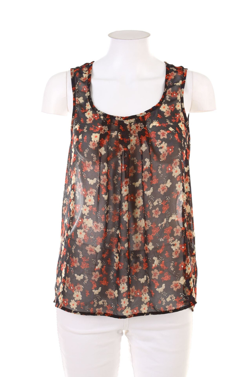 ONLY - Top mit Blumen-Print - S