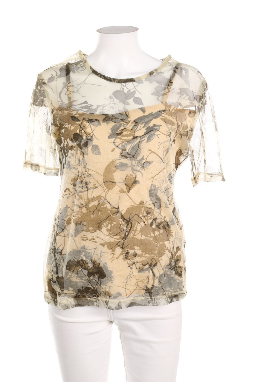 steilmann - Mesh-Kurzarm-Shirt - XL