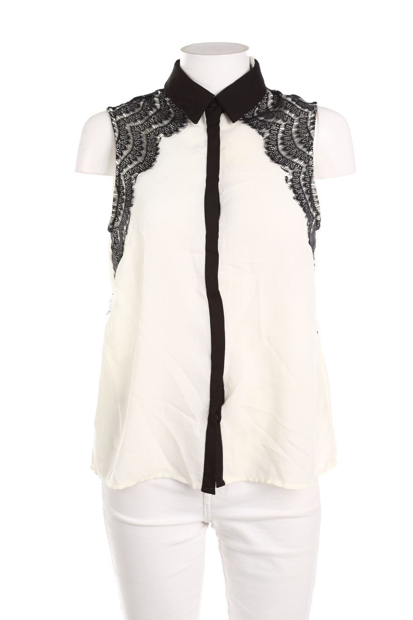 VERO MODA - Blusentop mit Spitze - M