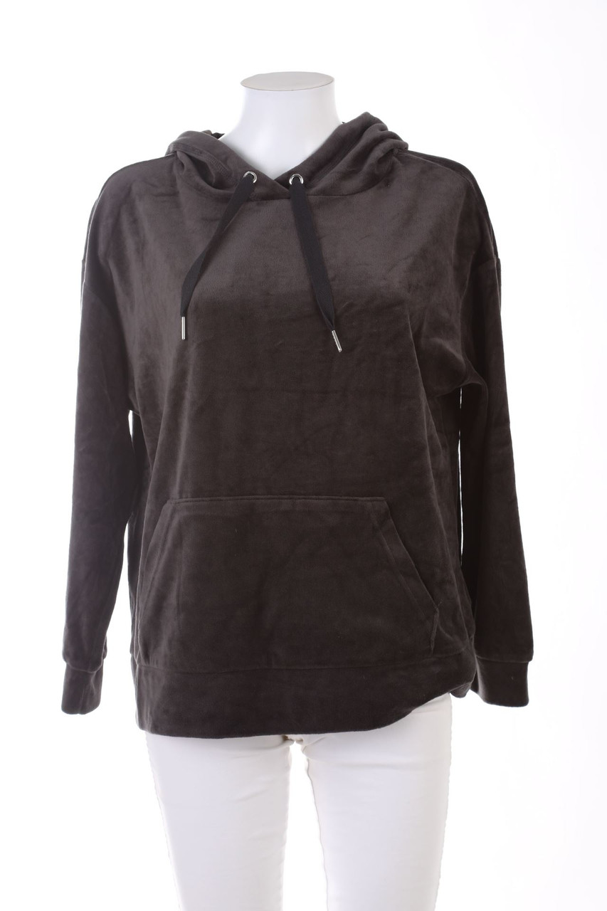 Essentials by Tchibo - Samt-Kapuzen-Pullover - XL