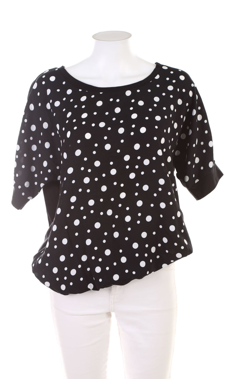 WOMEN essentials by Tchibo - Kurzarm-Shirt mit Punkten - S