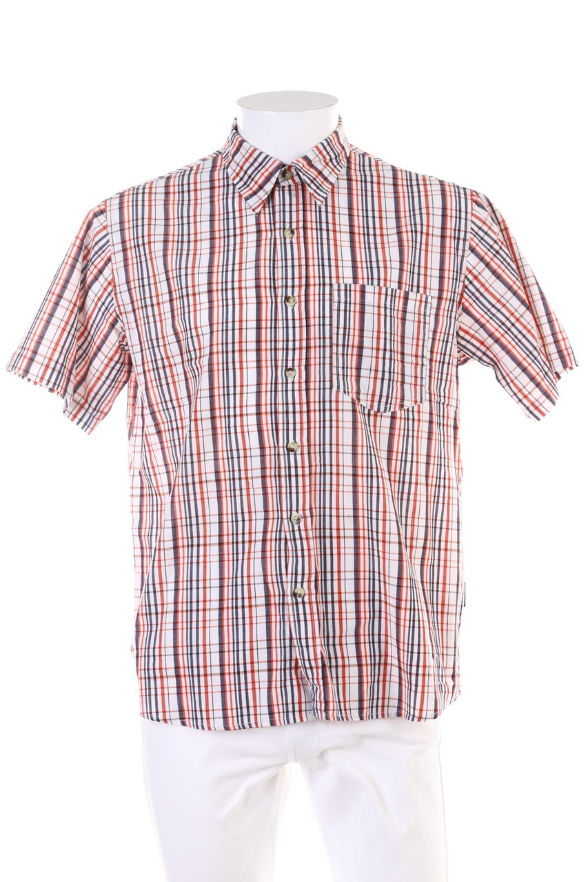 ATRIUM - Kurzarm-Hemd mit Karo-Muster - XL