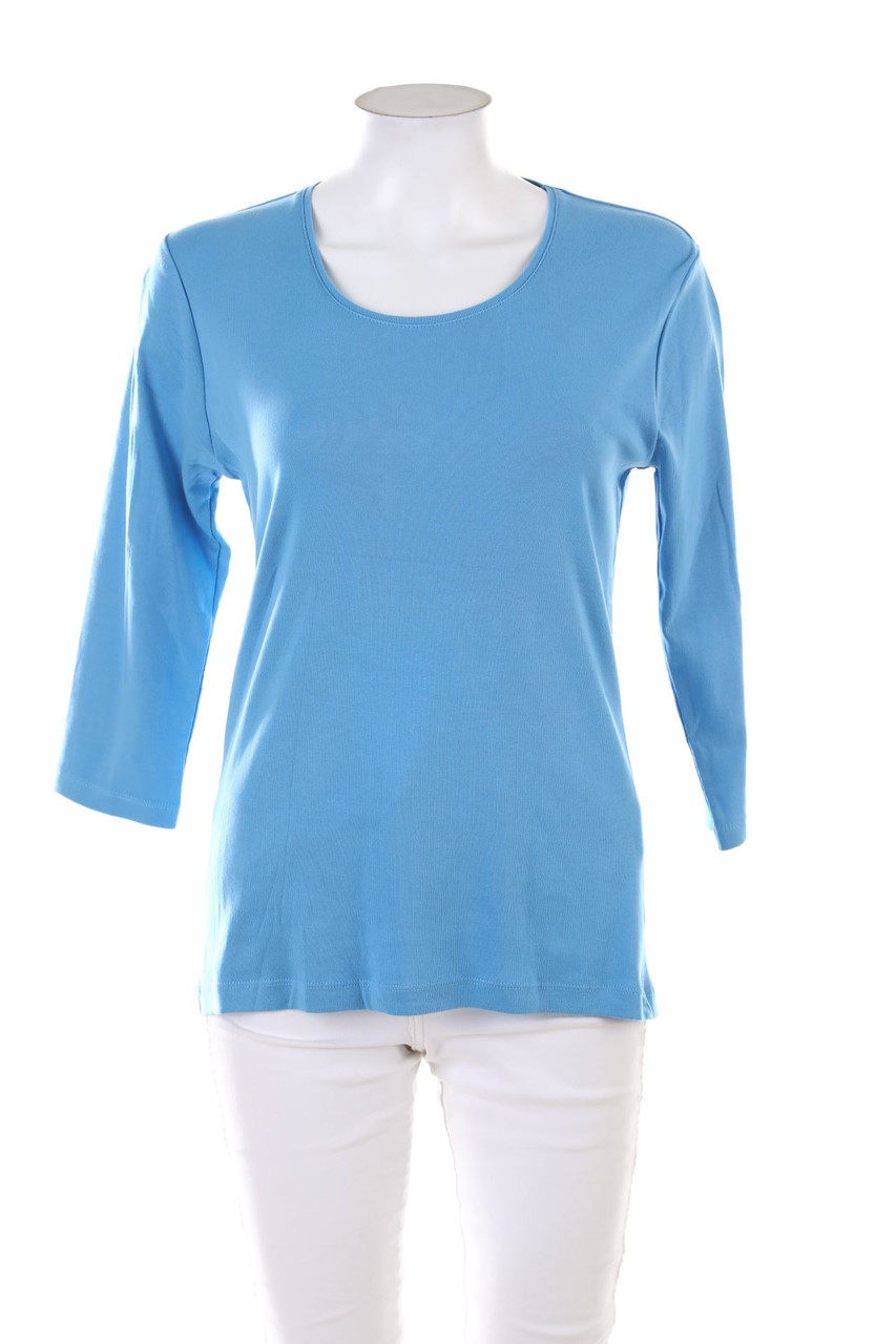 Ohne Label - Longsleeve-Shirt aus Baumwolle - L