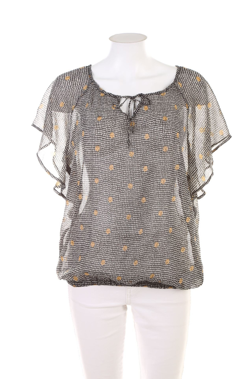 flame - Kurzarm-Bluse - L