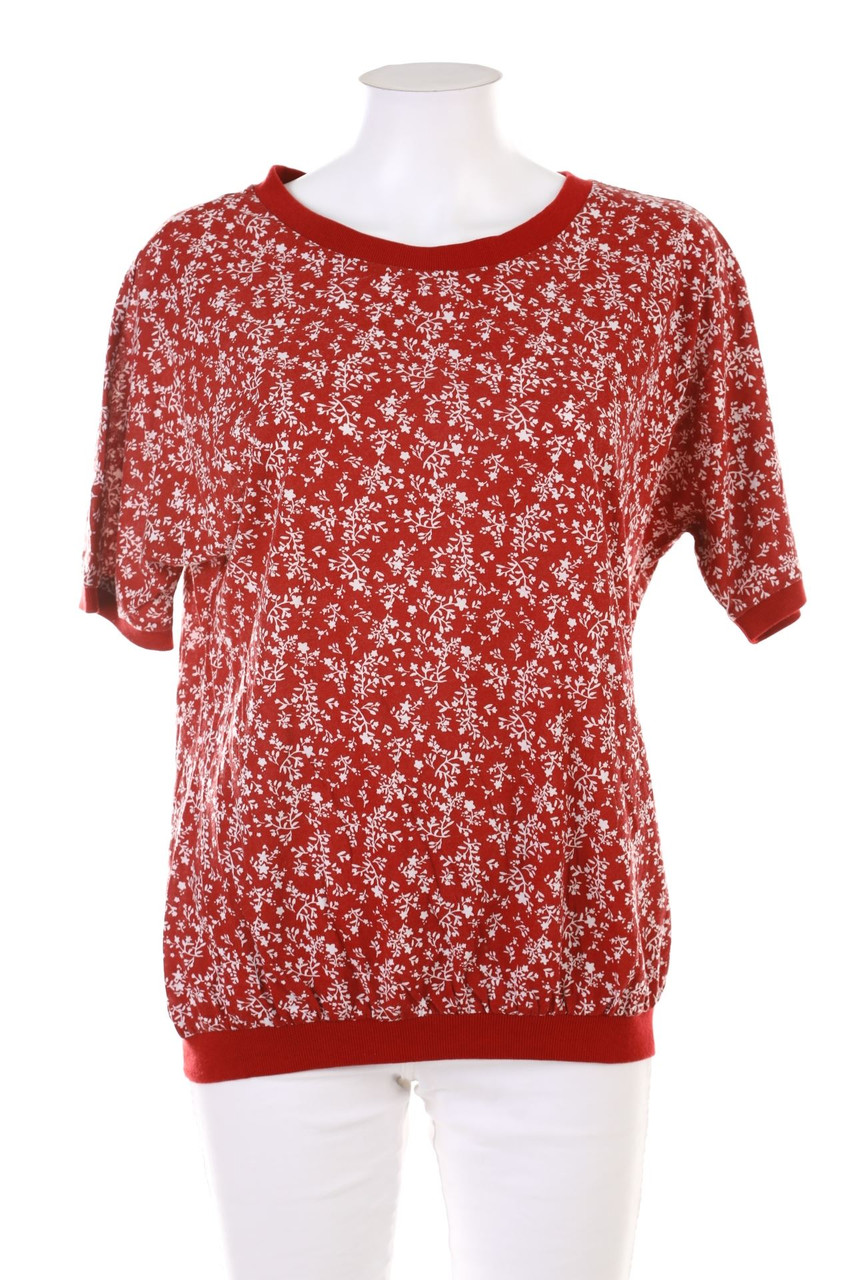 TCHIBO - Kurzarm-Shirt mit floralem Muster - S