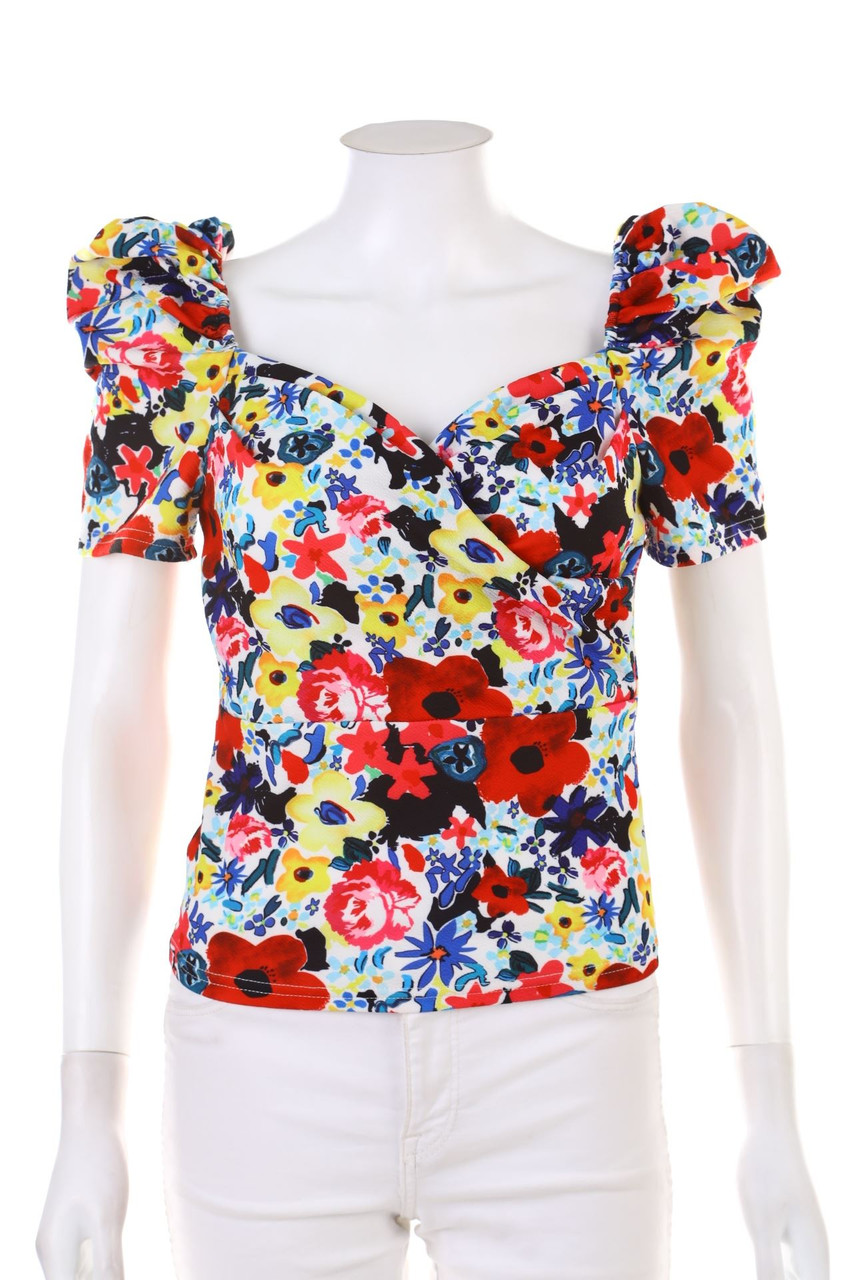 SHEIN - Kurzarm-Bluse - M