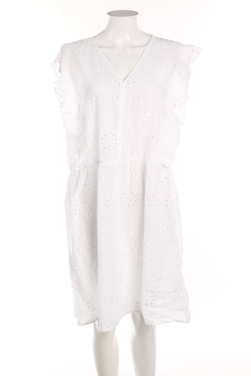 page one - Boho-Kleid mit Lochstrick-Details - XL