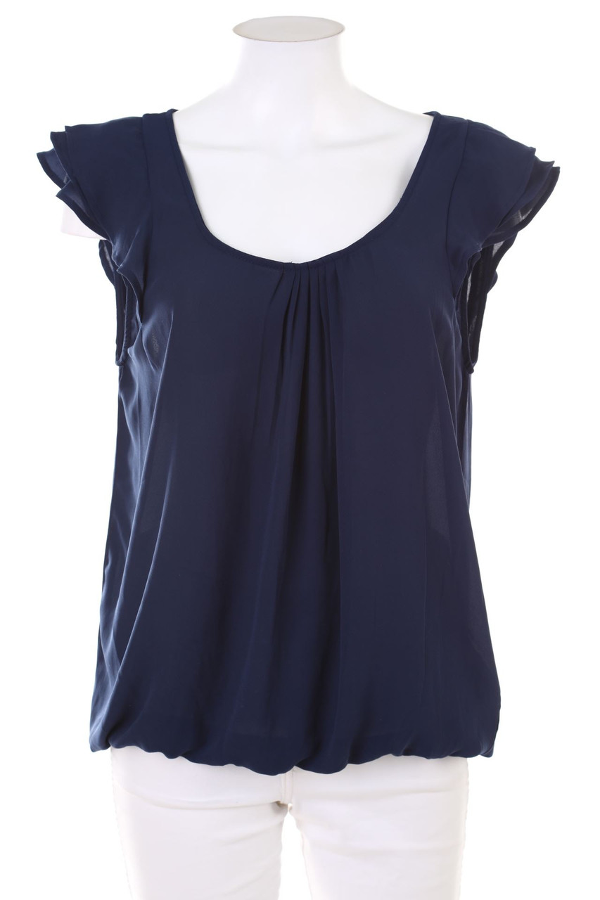 AMISU - Kurzarm-Bluse - XL