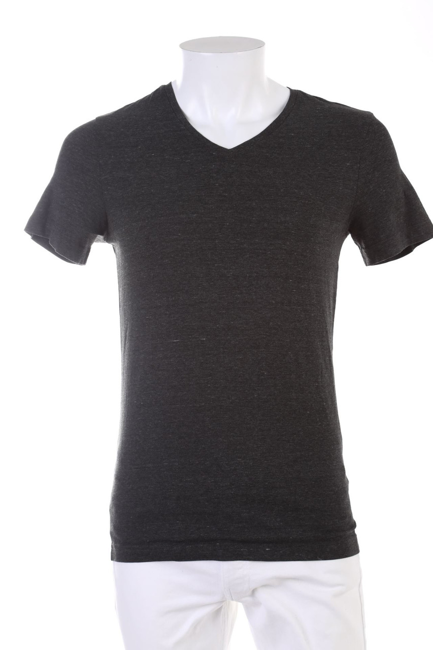 H&M - T-Shirt mit V-Neck - S