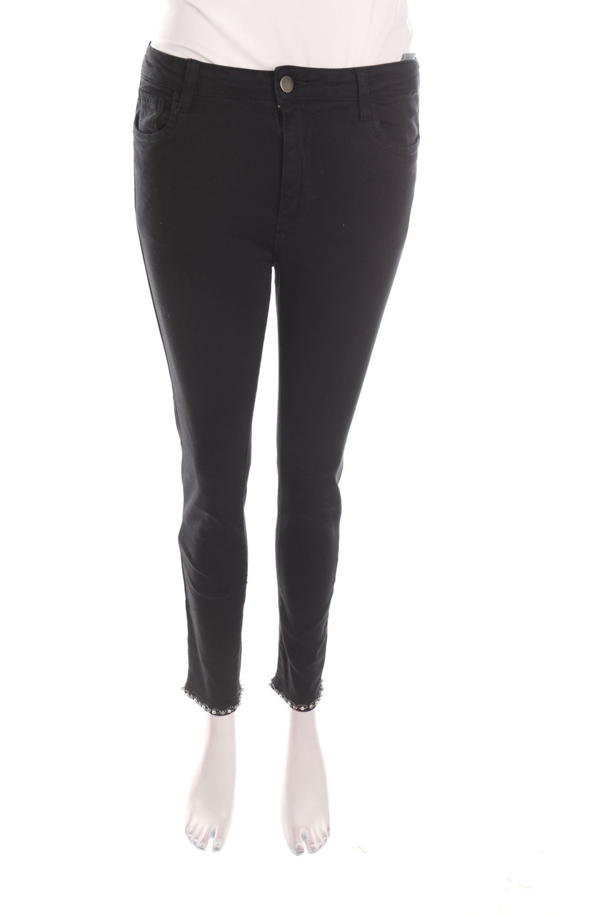 SECONDHAND - Skinny-Jeans mit Strass-Steinen - L