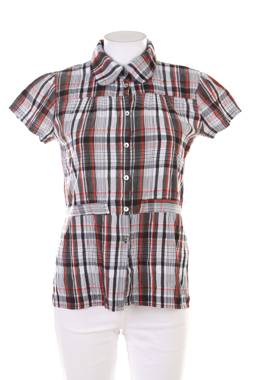 C&A - Hemd-Bluse mit kurzem Ärmel - M