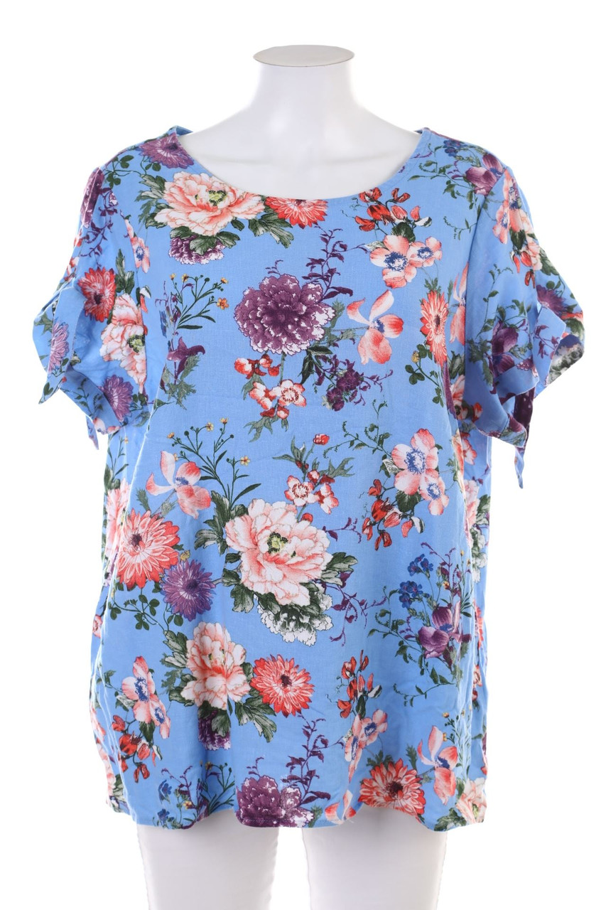 blue seven - Kurzarm-Bluse - 3XL