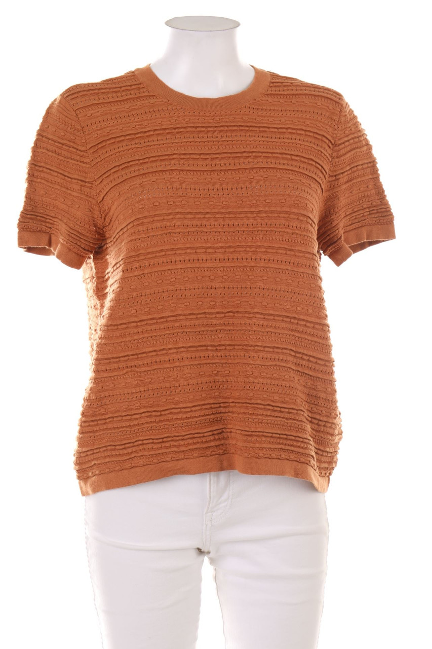 Peter Hahn - Kurzarm-Strick-Pullover - 44