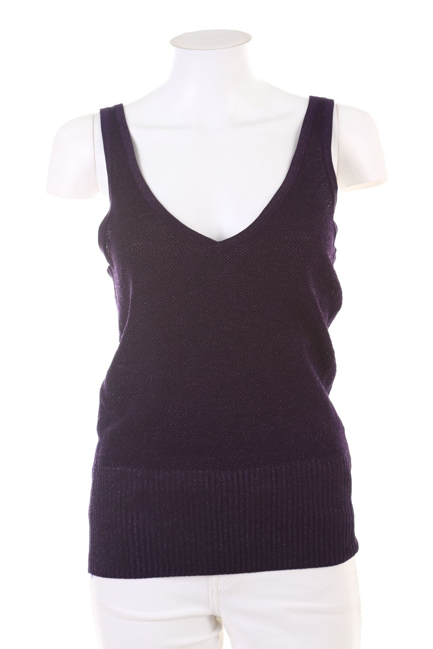 H&M - Strick-Top mit Glitzer - S