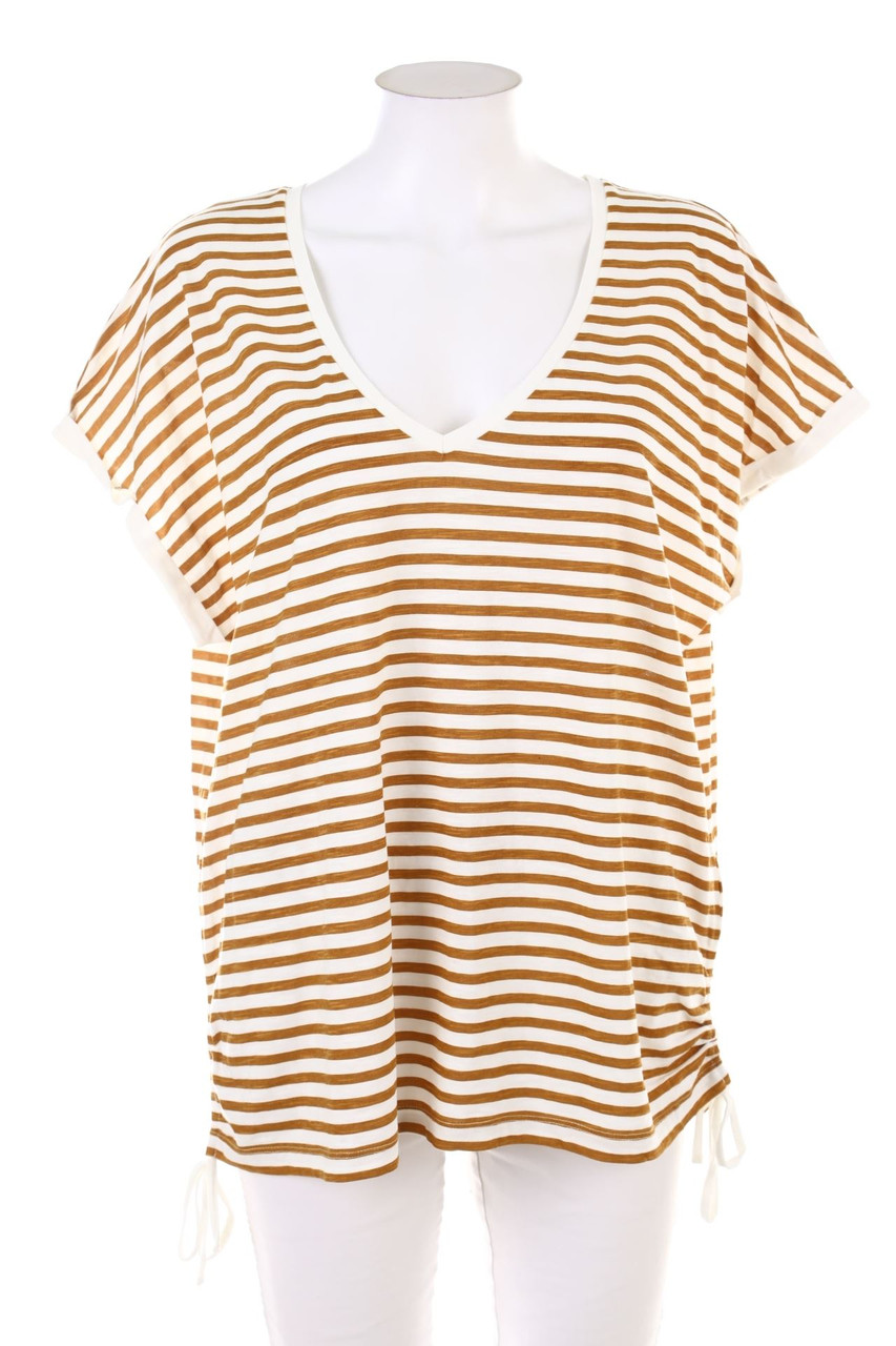 TAIFUN - Kurzarm-Shirt mit Streifen - 3XL