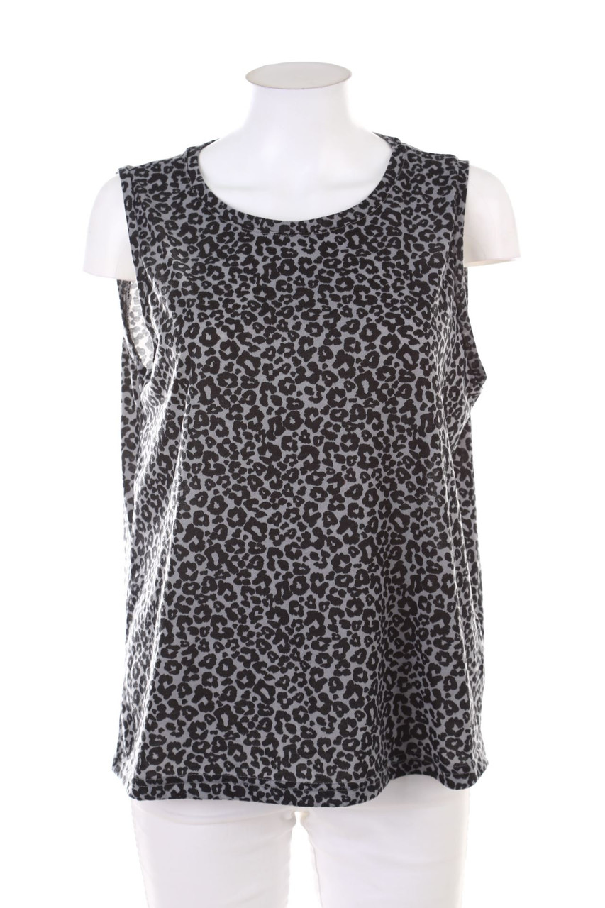 Janina - Top mit Animal-Print - XL