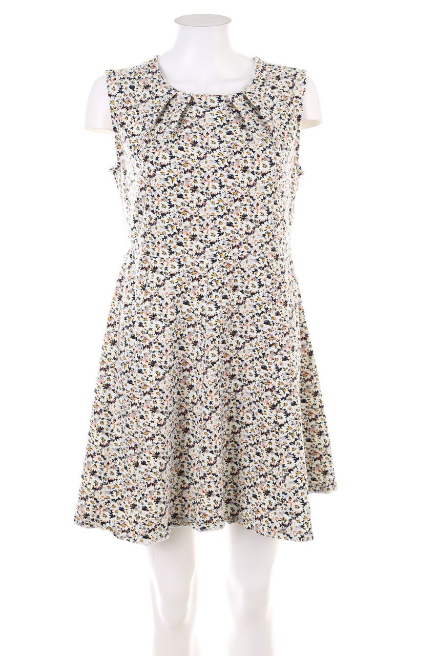 MONTEGO - Minikleid mit Blumen-Print - XL