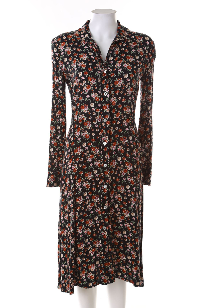 MANGO - Blusenkleid mit Blumen-Print - S
