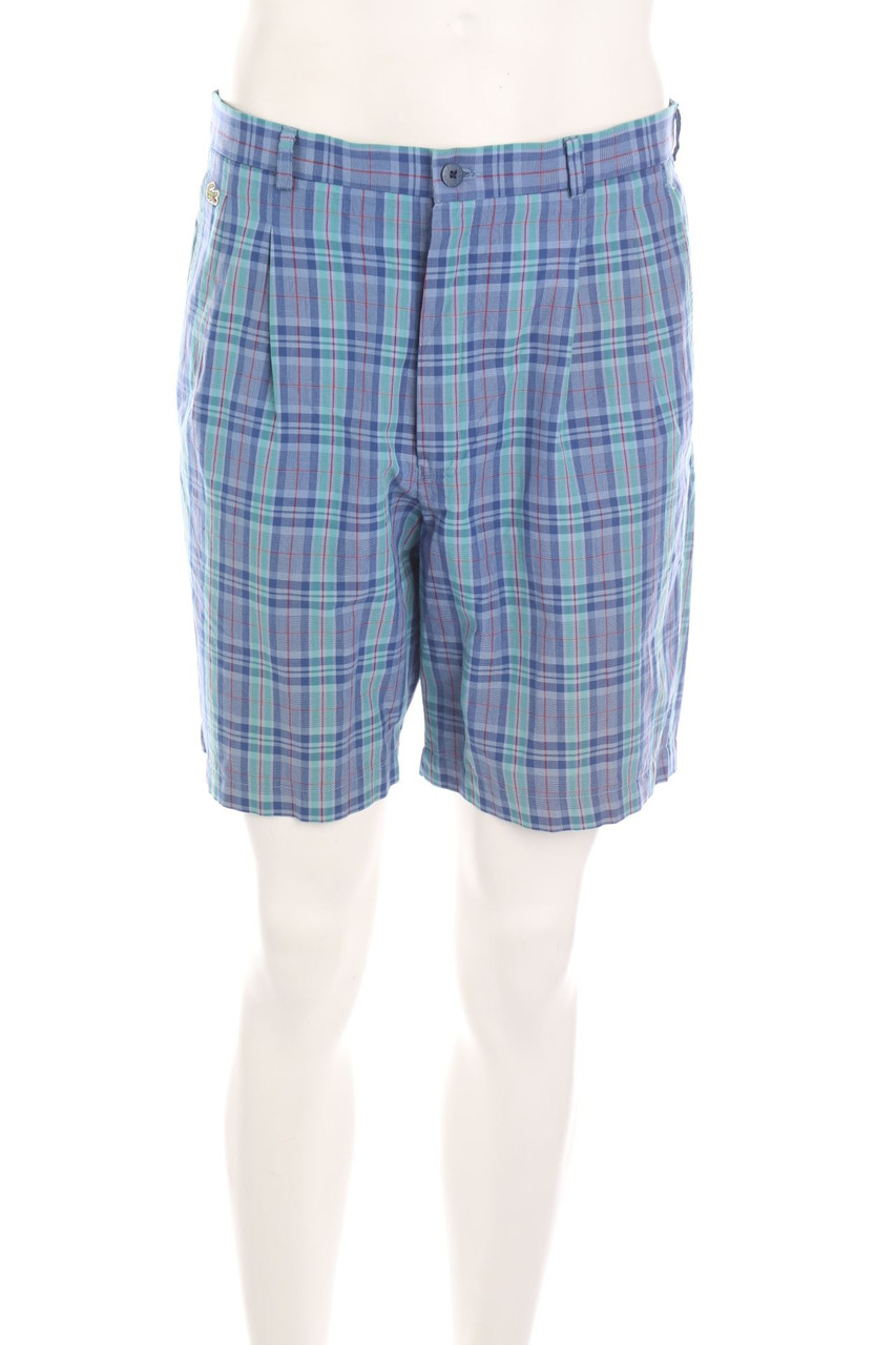 LACOSTE - Shorts mit Karo-Muster - L