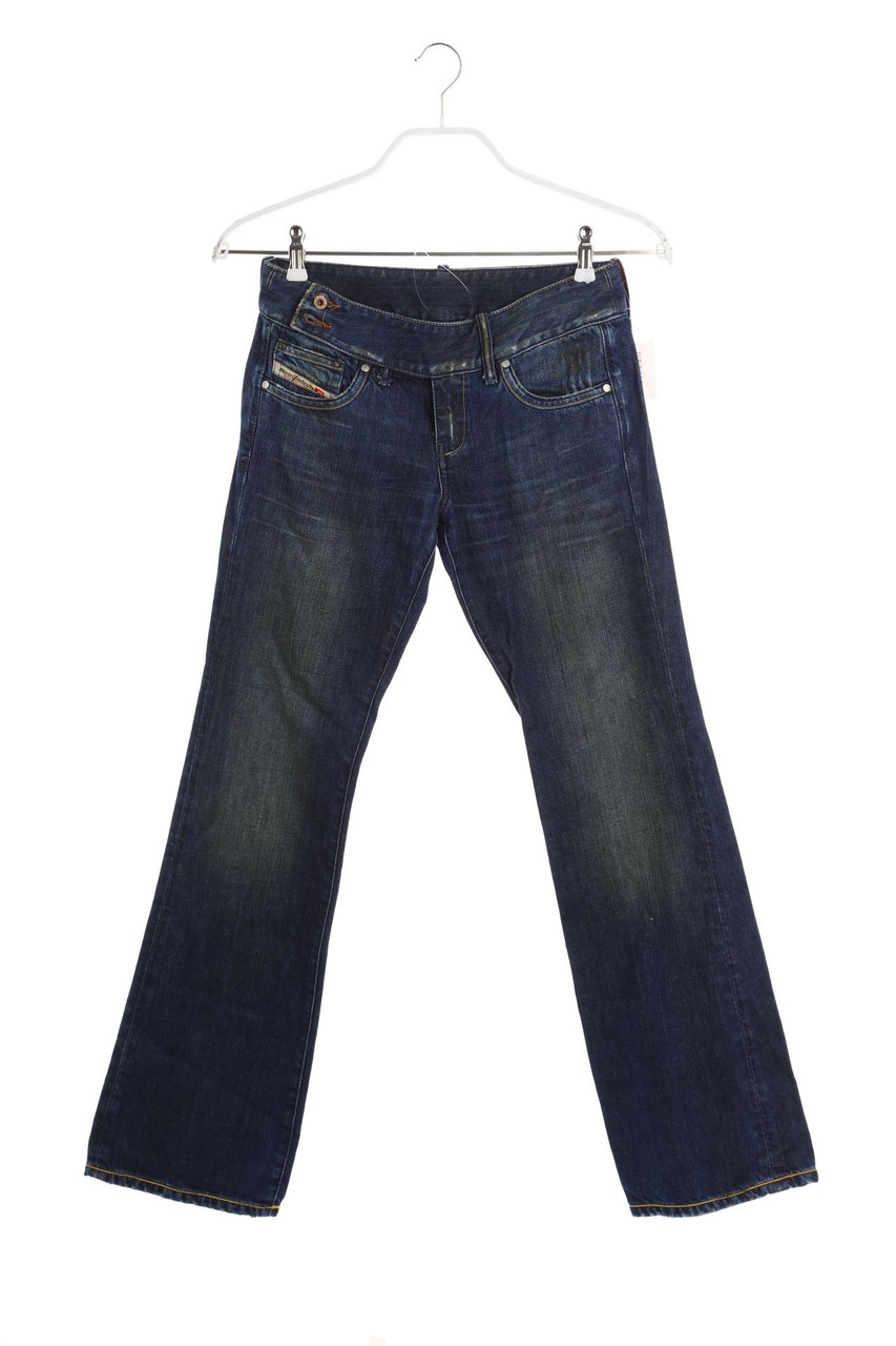 DIESEL - Used Look Flared-Jeans - XS