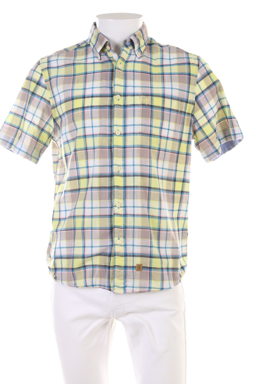 Marc O´Polo - Kurzarm-Hemd mit Karo-Muster - M
