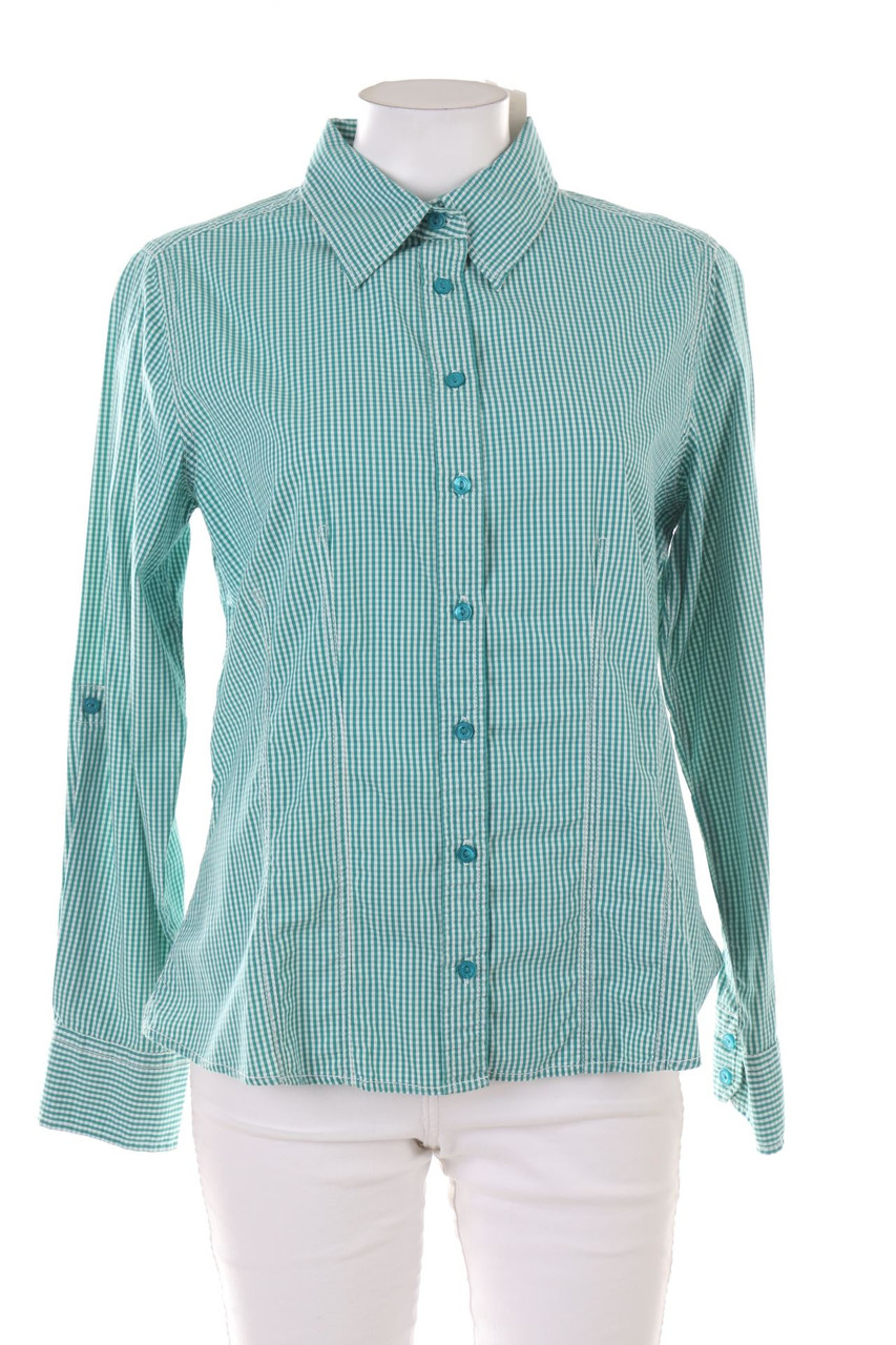 SECONDHAND - Hemd-Bluse mit Karo-Muster - XL