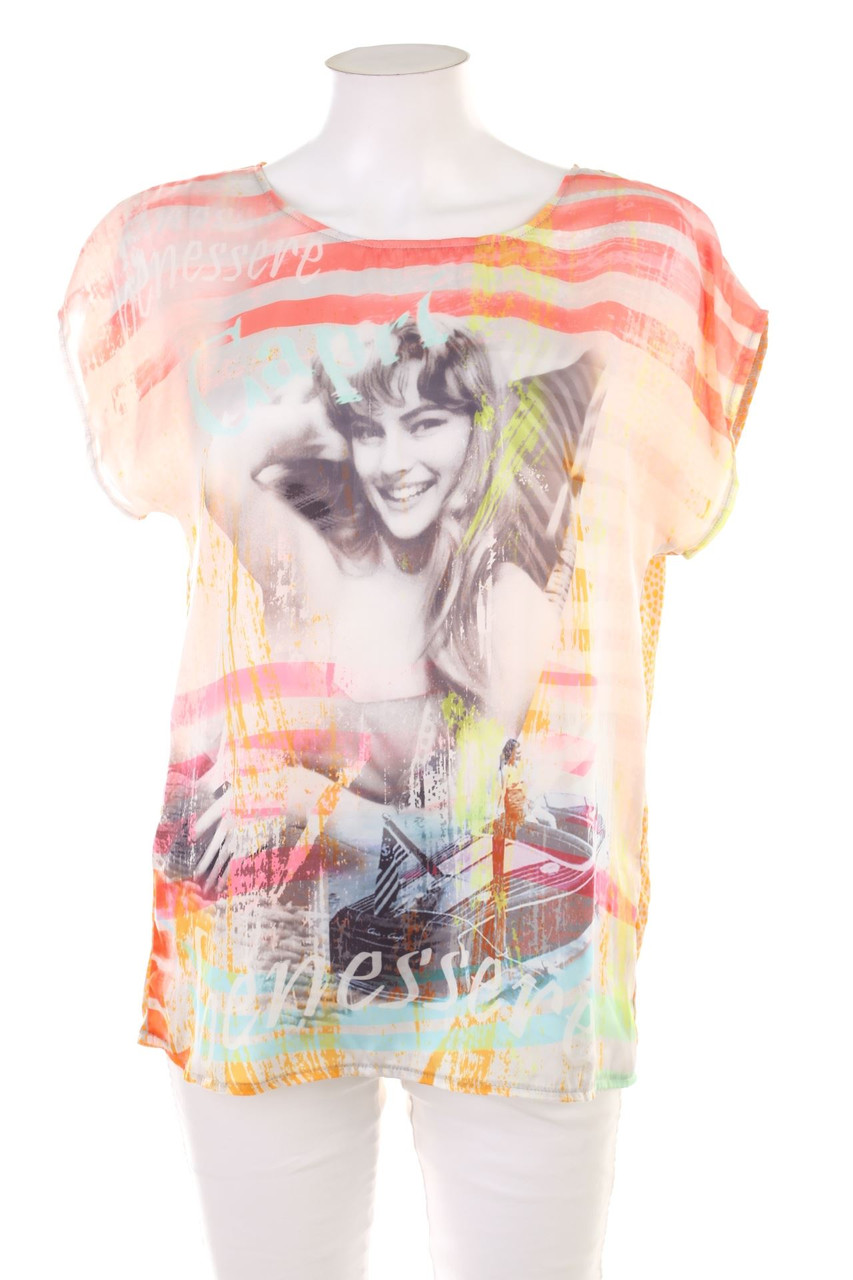 promod - Kurzarm-Bluse - L