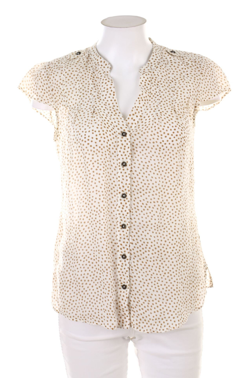 Massimo Dutti - Kurzarm-Bluse - S