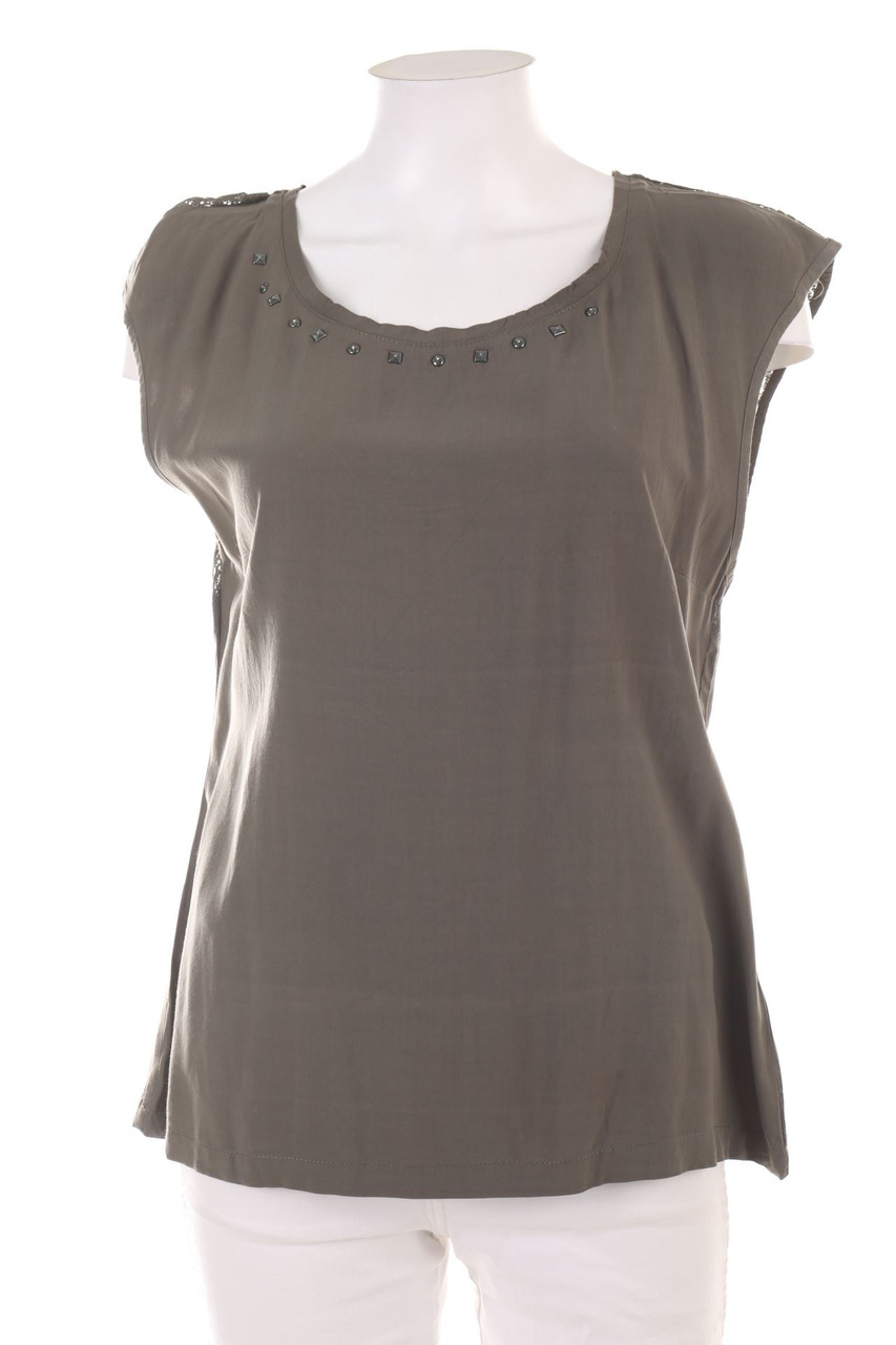 zebra - Kurzarm-Bluse - L