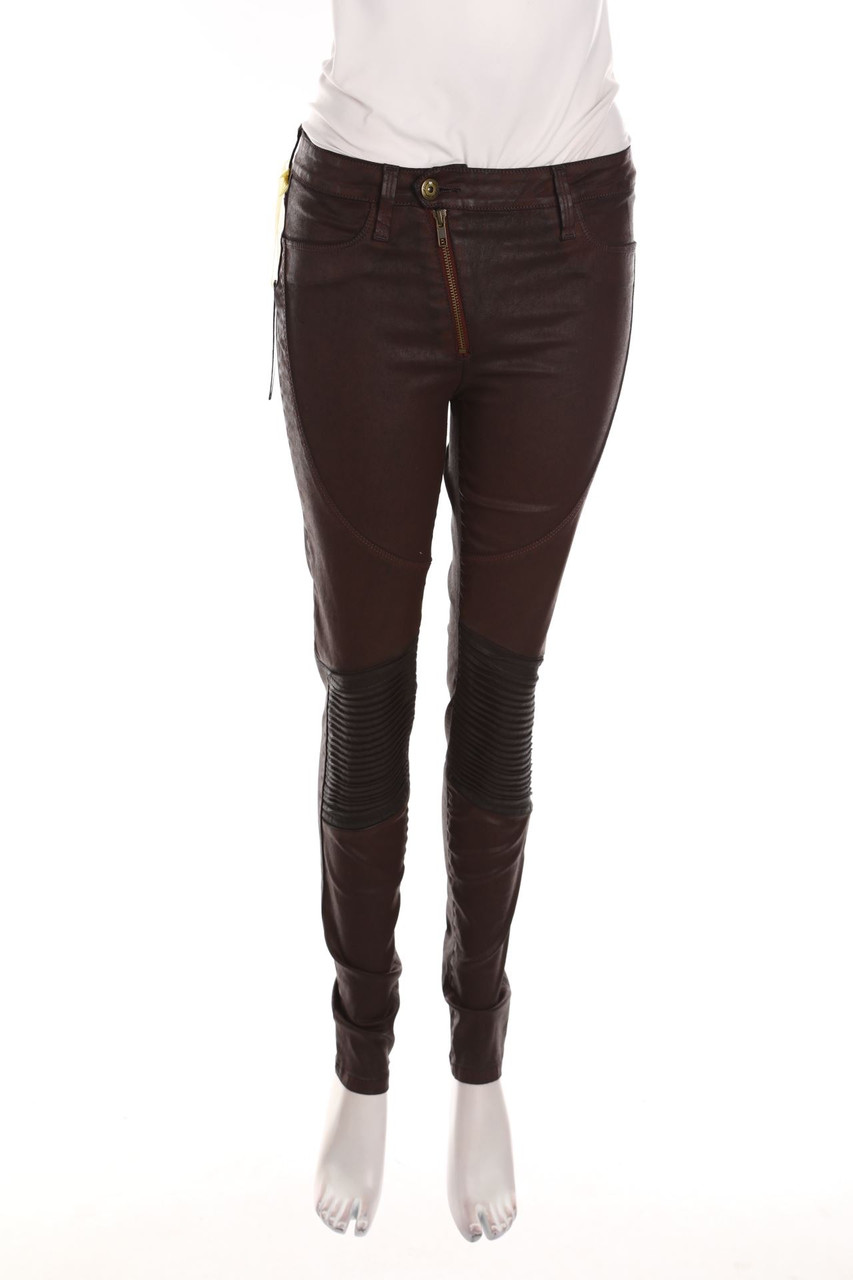 just blue - Coated Skinny Jeggings - M