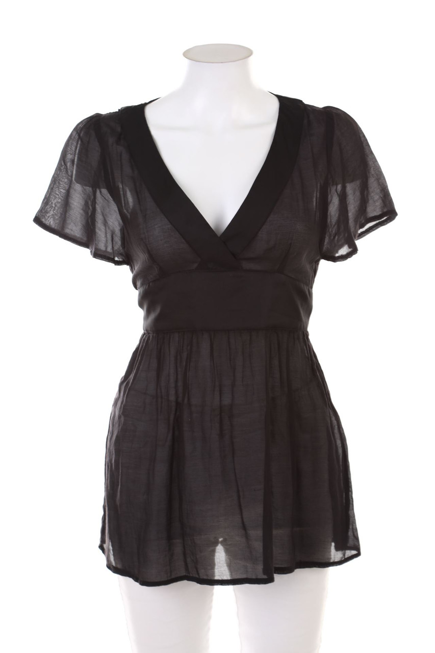 Ohne Label - Kurzarm-Bluse - S