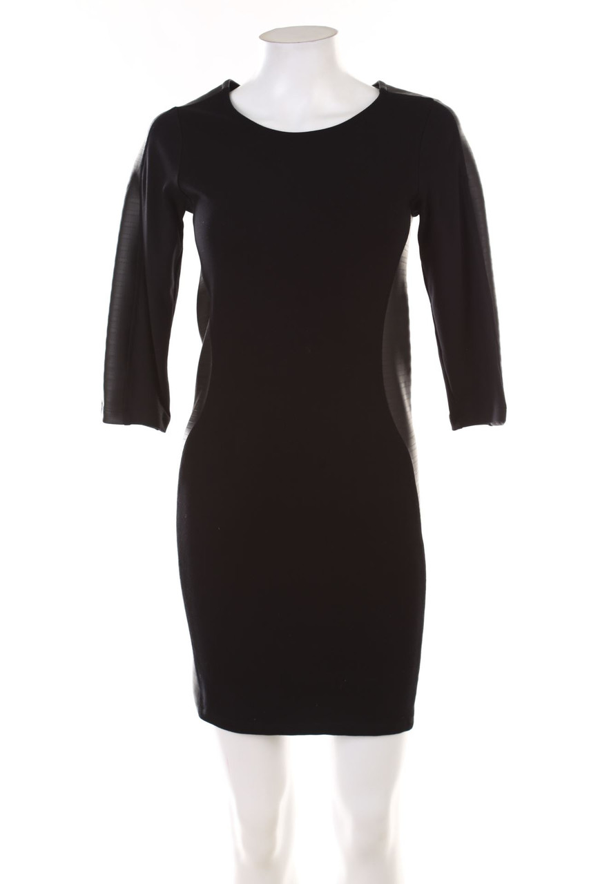 C&A - Minikleid mit Kunstleder-Details - M