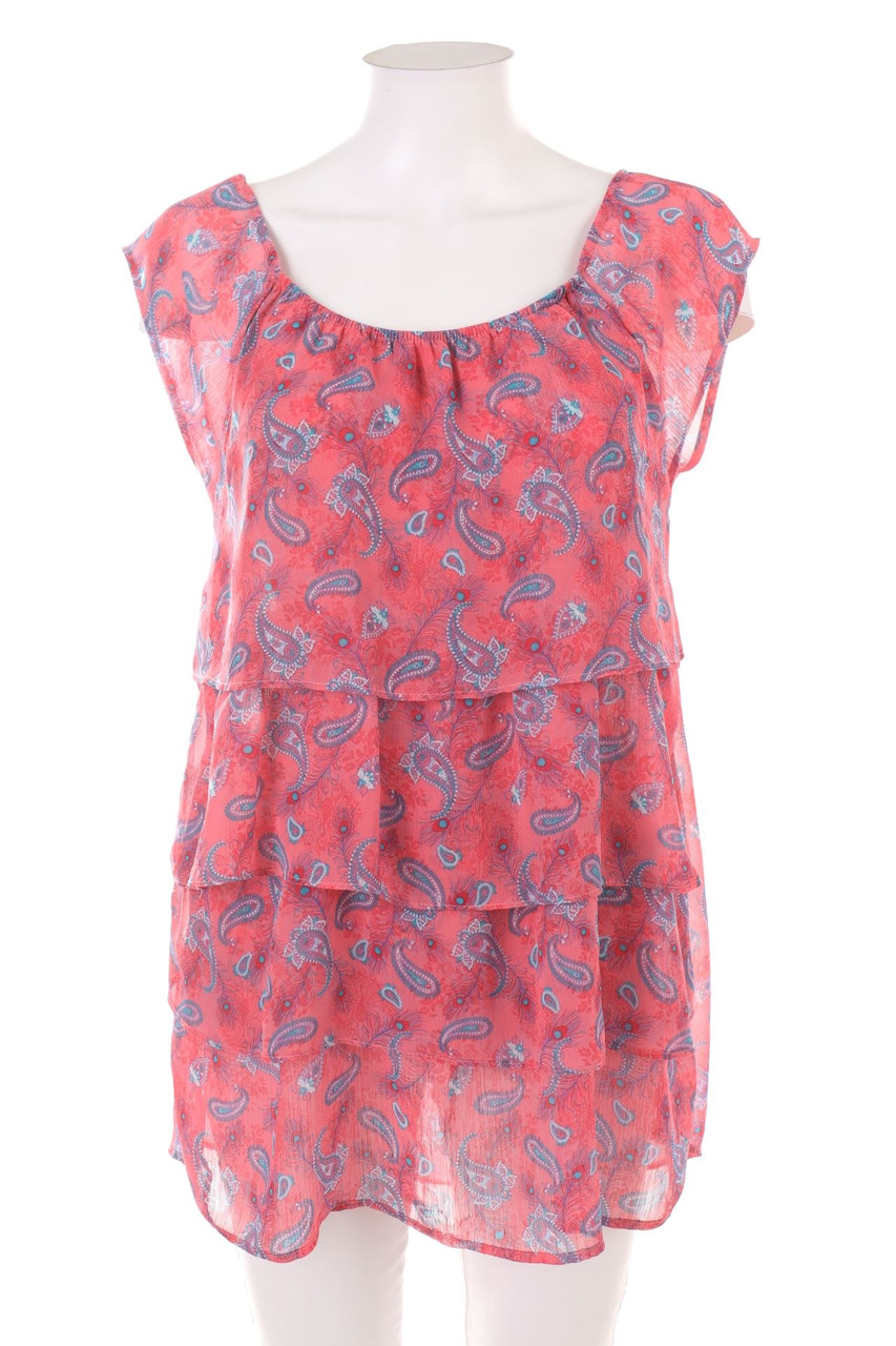 Ohne Label - Kurzarm-Bluse - M