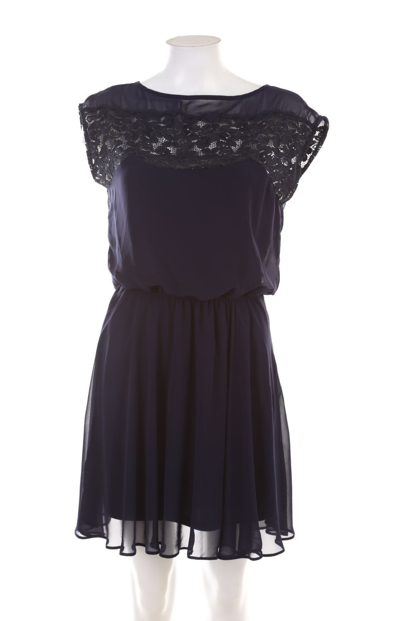 asos - Cocktailkleid mit Spitzen-Einsatz - M