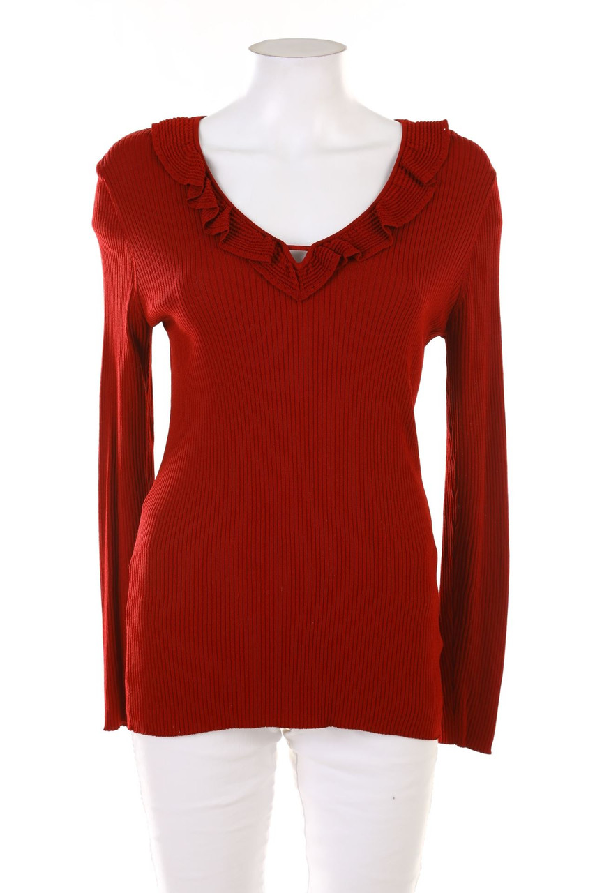 sandro PARIS - Strick-Pullover mit Volants - M