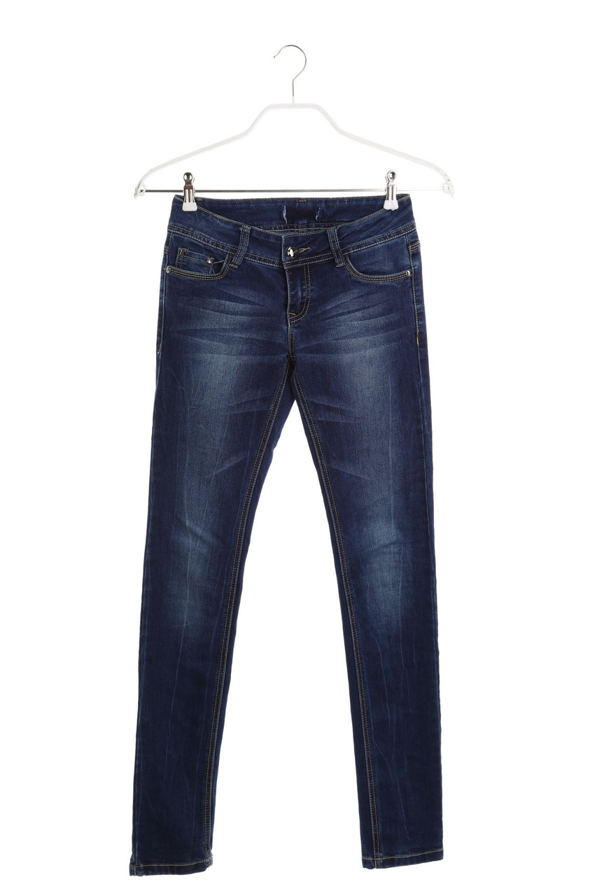 Ohne Label - Used Look Skinny-Jeans - S
