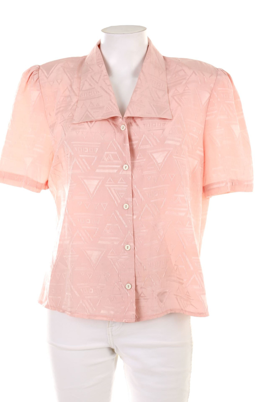 SECONDHAND - Hemd-Bluse mit kurzem Ärmel - XL