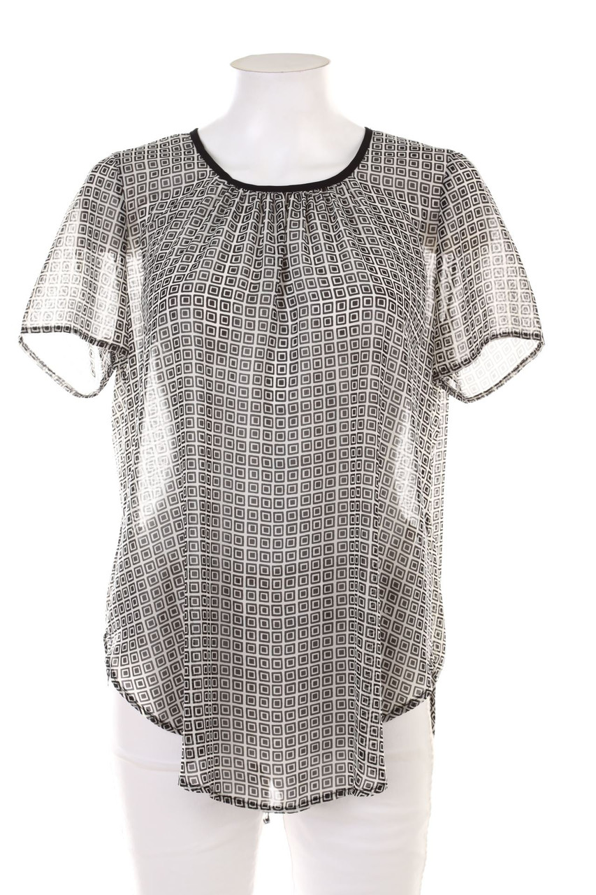 Ohne Label - Kurzarm-Bluse - M