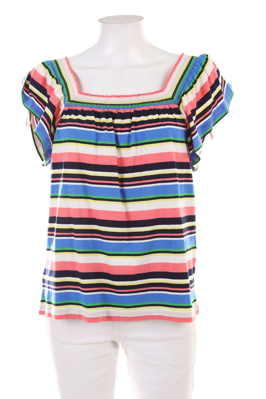 ESPRIT - Kurzarm-Shirt mit Streifen - XS