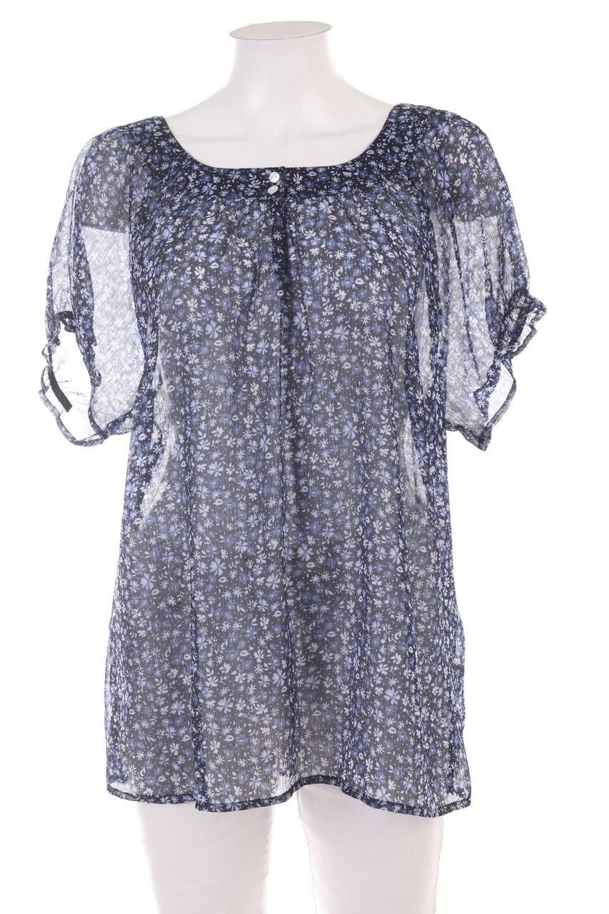 Ohne Label - Kurzarm-Bluse - XL
