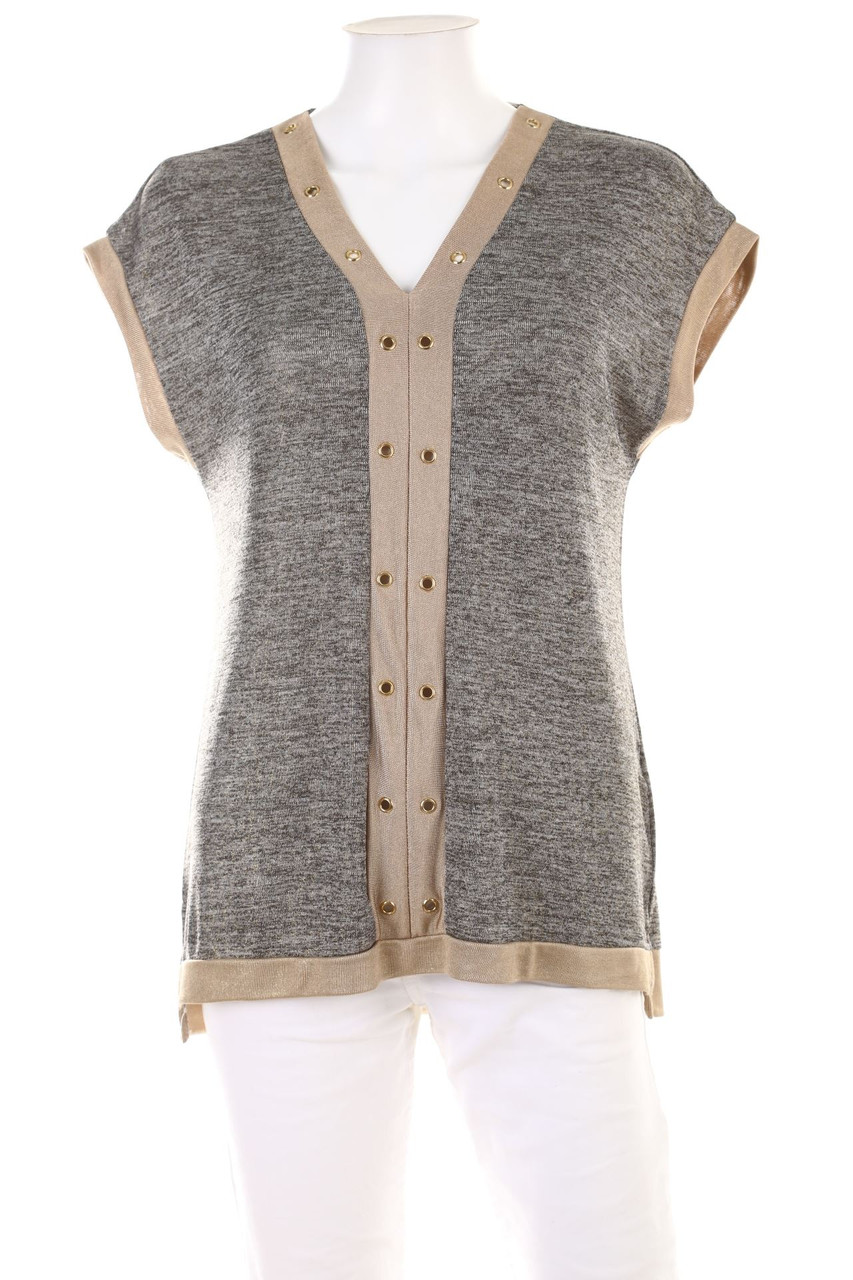 Ohne Label - Strick-Kurzarm-Shirt - S