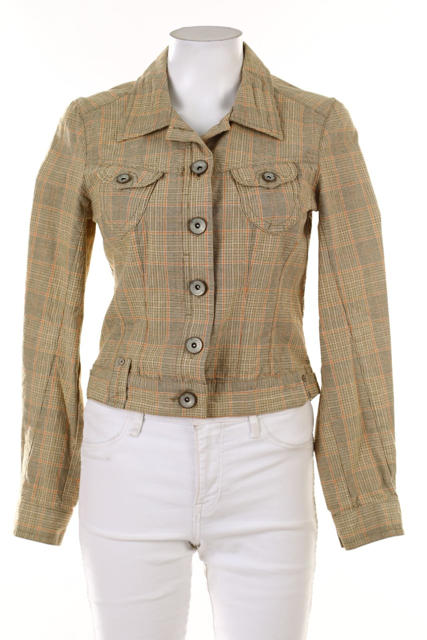 sandwich_ - Karo-Jacke - S