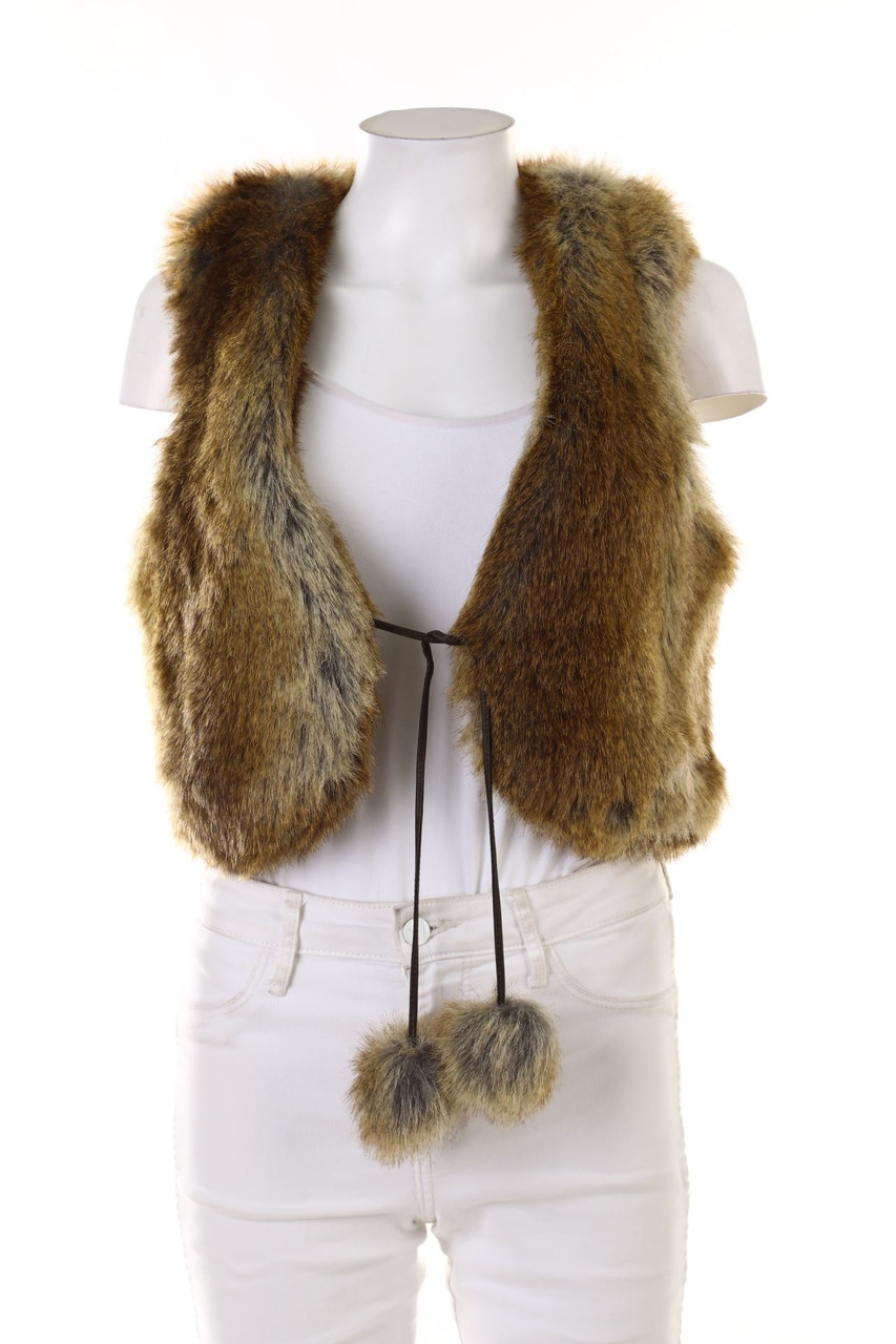 Street One - Fake Fur-Weste - M