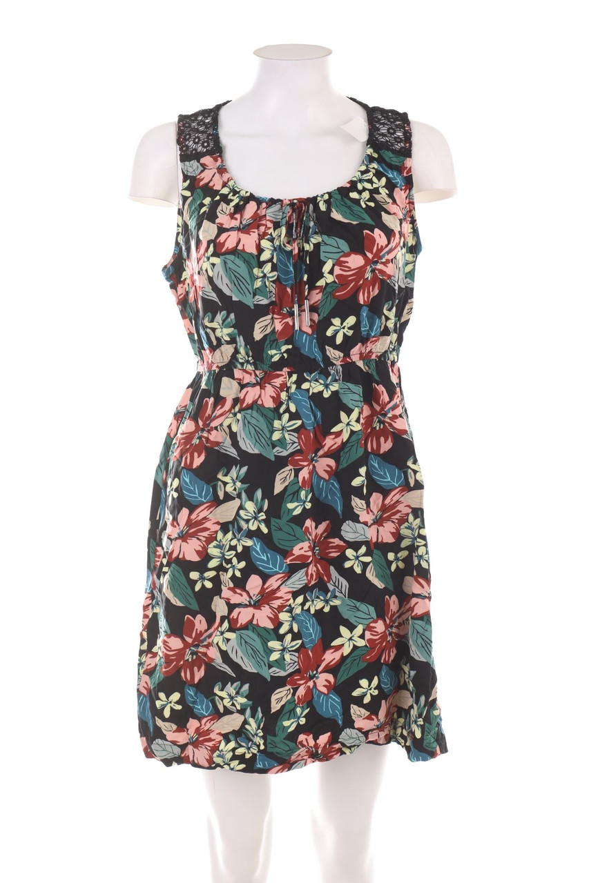 s.Oliver - Minikleid mit Blumen-Print - XL