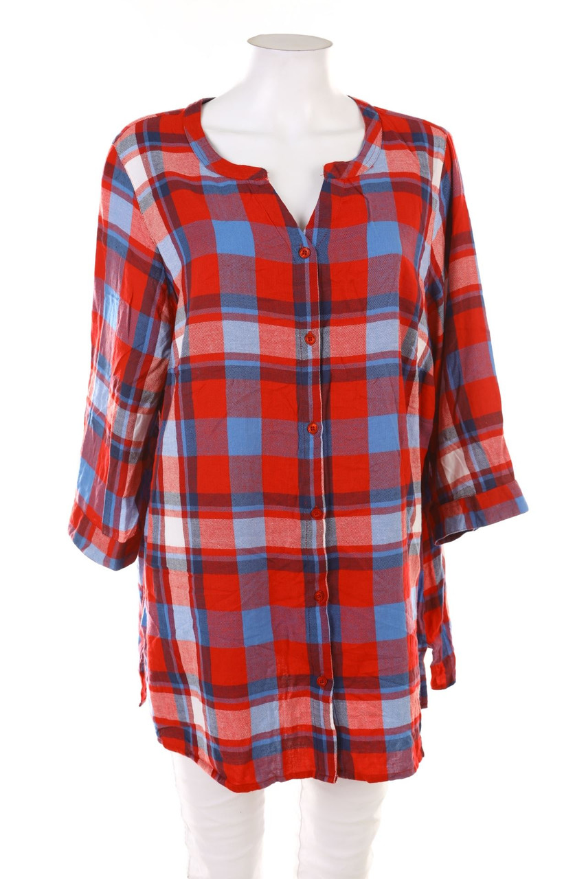 Ohne Label - Baumwoll-Bluse - 48