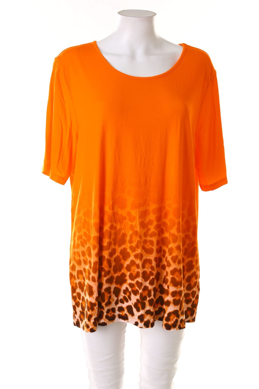 Pfeffinger - Kurzarm-Shirt mit Leo-Print - 3XL