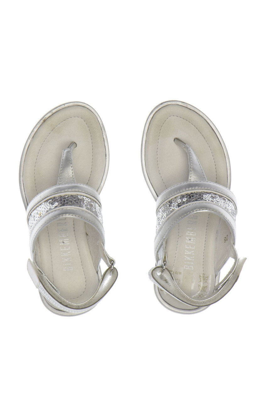 BIKKEMBERGS - Leder-Schuhe mit Pailletten