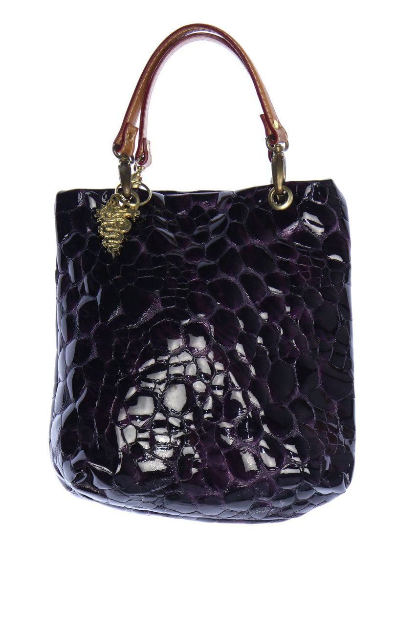 NINA ROSSI - Handtasche aus Leder mit Applikationen