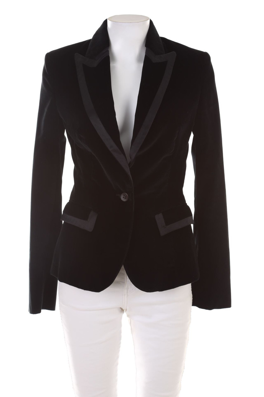 ERMANNO SCERVINO - Samt-Blazer aus Baumwolle mit Seiden-Details - D 36